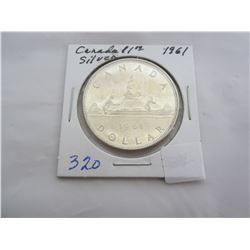 1961 CANADIAN SILVER DOLLAR