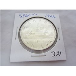 1962 CANADIAN SILVER DOLLAR
