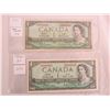 Image 1 : 2 LOW NUMBERED 1954 ONE DOLLAR BILLS