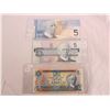 Image 1 : 3 DIFFERENT 5 DOLLAR BILLS 1979, 1986,2002