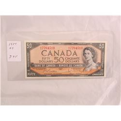 1954 FIFTY DOLLAR BILL NICE