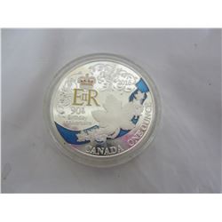 ONE OZ. 2016 CANADIAN COIN QUEENS BIRTHDAY