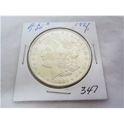 MORGAN SILVER DOLLAR 1921 P