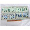 Image 1 : 4 SASKATCHEWAN 1970'S FARM LICENSE PLATES