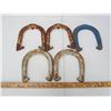 Image 1 : SET OF 5 VINTAGE HORSE SHOES