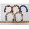 Image 2 : SET OF 5 VINTAGE HORSE SHOES