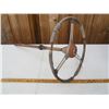 Image 1 : ANTIQUE CAR STEERING WHEEL MANCAVE