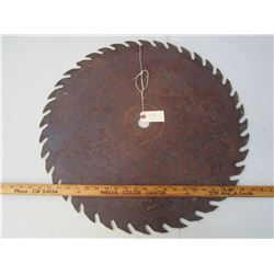 ANTIQUE SAW BLADE 24 INCHES ACROSS