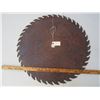 Image 2 : ANTIQUE SAW BLADE 24 INCHES ACROSS