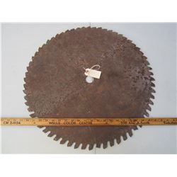 ANTIQUE SAW BLADE 23 INCHES ACROSS