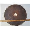 Image 2 : ANTIQUE SAW BLADE 22 INCHES ACROSS