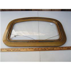 GOLD COLORED CONVEX GLASS PICTURE FRAME