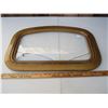 Image 1 : GOLD COLORED CONVEX GLASS PICTURE FRAME