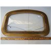 Image 2 : GOLD COLORED CONVEX GLASS PICTURE FRAME