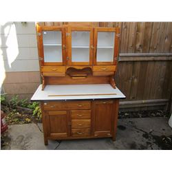 RESTORED HOOSIER STYLE KITCHEN CUPBOARD