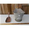 Image 1 : ANTIQUE COAL BUCKET WITH SHOVEL