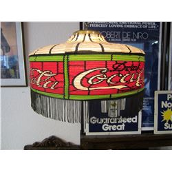 RARE 1960'S COKE PAPER LIGHT SHADE