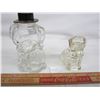 Image 1 : 2 ANTIQUE CANDY CONTAINERS PUPPY DOGS
