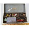 Image 1 : ANTIQUE TACKLE BOX WITH CONTENTS