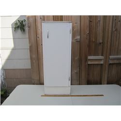 WHITE PRIMITIVE CHIMNEY CABINET