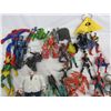 Image 2 : LOT OF 21 SMALLER VINTAGE SUPER HERO FIGURES WITH A FEW ACCESSORIES
