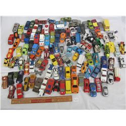LARGE LOT OF MIXED TOYS HOTWHEELS, MATCHBOX , LESNEY, ECT
