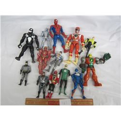 LOT OF MIXED SUPER HEROES ACTION FIGURES