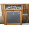 Image 2 : VINTAGE CHILD'S CHALKBOARD AND LEARNING CENTER