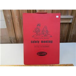 1960'S SMITH SAFETY MEETING SIGN