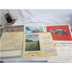 LOT OF VINTAGE CALENDARS AND POSTERS