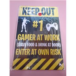 12" X 8" SIGN, REPRODUCTION