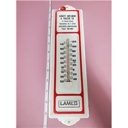 JOHN DEERE / NEW HOLLAND TIN THERMOMETER