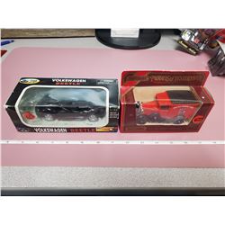 2X DIE CAST V.W. BUG/ CANADA POST TRUCK