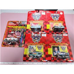 5X 1/64 SCALE DIE CAST NASCAR CARS