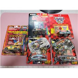 5X 1/64 SCALE DIE CAST NASCAR CARS