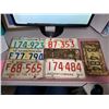Image 1 : 8 ASSORTED SASK LICENSE PLATES