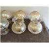 Image 2 : 6 VINTAGE LIGHT SHADES, NO CHIPS OR CRACKS