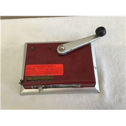 SUPERMATIC CIGARETTE MACHINE