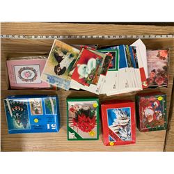 4 BOXES OF CHRISTMAS CARDS
