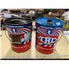 Image 1 : 2 TEXAS REFINERY 5 GAL OIL PAILS (MOOSE JAW)