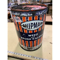 VINTAGE CHIPMAN HERBICIDE PAIL