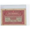 Image 2 : AUSTRIA. AUSTRO-HUNGARIAN BANK 1917 2 KRONEN. WORLD WAR I ISSUE. BILINGUAL IN GERMAN AND HUNGARIAN. 