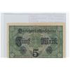 Image 2 : GERMANY – EMPIRE. 1917 5 MARK. WORLD WAR I BARLEHNSKASSENSHEIN (STATE LOAN NOTE), BERLIN. EF.
