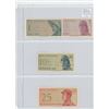 Image 1 : LOT OF 4 INDONESIAN 1964 NOTES: 1, 5, 10 & 25 SEN. ALL UNC.