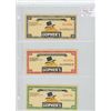 Image 1 : LOT OF 3 DIFFERENT GOPHER’S GAS STATION COUPONS: 5 CENTS, 20 CENTS, 50 CENTS. ALL UNC.