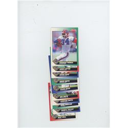 LOT OF 10 BUFFALO BILLS 1991 SCORE NFL FOOTBALL CARDS INCLUDING THURMAN THOMAS, JAMES LOFTON, ANDRE 