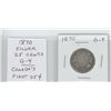 Image 1 : 1870 SILVER 25 CENTS. CANADA’S FIRST 25 CENTS. G-4.