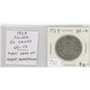 Image 1 : 1929 SILVER 50 CENTS. THE FIRST YEAR OF THE GREAT DEPRESSION. VG-10.
