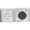 Image 1 : U.S. 1828 LARGE CENT WITH SMALL WIDE DATE. VG-8.