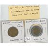 Image 1 : LOT OF 2 EGYPTIAN COINS: CLEOPATRA VII 2008 50 PIASTRES AND KING TUT 2007 POUND. BOTH AU.